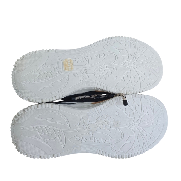 RARE Farm Rio Off White Matelasse Puffy Boot Size 11 - Picture 6 of 10